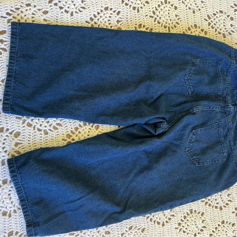 Woman Within Size 18W Button Close Comfort Stretch Waistband Jeans Capri Plus - Picture 5 of 7